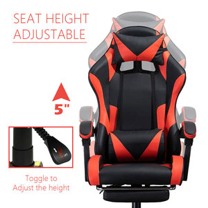 <span class=keywords><strong>Silla</strong></span> para videojuegos con reposapiés, respaldo alto, <span class=keywords><strong>silla</strong></span> para videojuegos con reposacabezas, soporte Lumbar, altura ajustable, giratoria, <span class=keywords><strong>silla</strong></span> para ordenador - Product Image 3
