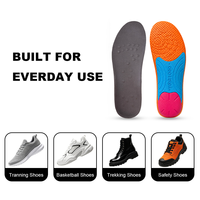 Semelles orthopédiques avec soutien de la voûte plantaire, inserts pour chaussures, soulagement de la fasciite plantaire, douleur au talon, mousse PU, caoutchouc, pour hommes et femmes, course à pied, marche