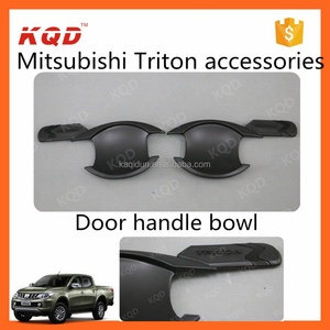 Nuevo Diseño de Manija de Puerta Cromada con Etiqueta Roja, Inserto de Manija de Puerta Triton para Accesorios Mitsubishi Triton L200 2016 - Product Image 6