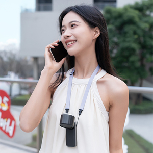 H03B Factory Wholesale Wearable <b>Mini</b> <b>USB</b> Rechargeable Portable Handheld Skin Friendly Cooling Foldable High Speed Turbo <b>Fan</b> - Product Image 3