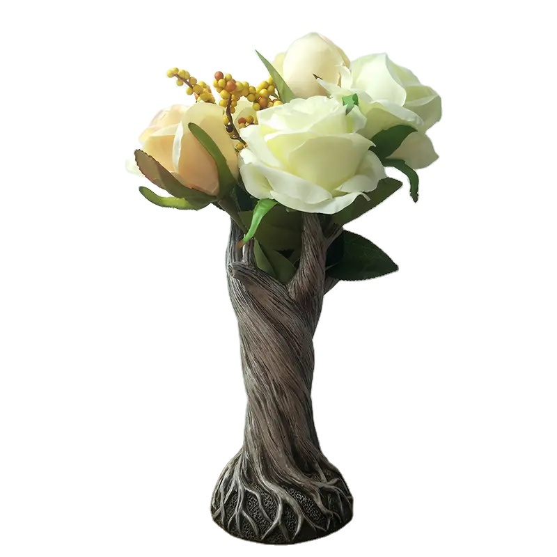 Elegant Resin Flower Vase Dried Flower