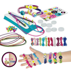 Bracelet d'<span class=keywords><strong>amitié</strong></span> faisant le kit pour filles bricolage corde tressée enfants Bracelet bricolage enfants voyage activité ensemble - Product Image 6