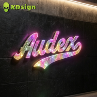 Lettres lumineuses LED personnalisées XDsign pour devanture de magasin, effet ciel étoilé, étanches IPX7, découpées au laser, éclairage décoratif contrôlé par Bluetooth