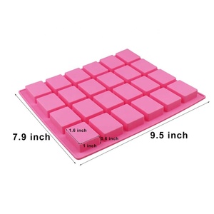 Molde de silicona de grado alimenticio, ecológico, no tóxico, con 24 cavidades, se puede utilizar para hacer dulces y chocolate. - Product Image 2