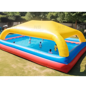 Bể bơi phao hình cầu cầu vồng NB-WTP001 khuyến mãi mùa hè dành cho trẻ em, khu vui chơi bể bơi ngoài trời, bể bơi trẻ em - Product Image 1