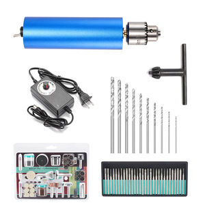 Geschwindigkeitsregulierbarer Handgehaltener Mini-Metallschleifer, Multifunktionaler Blauer Elektrischer Bohrer zum Polieren und Schleifen von Jade - Product Image 3