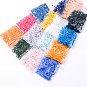 447 Couleurs Complètes de Strass Carrés/Ronds en Résine pour Peinture Diamant <span class=keywords><strong>5D</strong></span> DIY, Pierres de Mosaïque en Strass - Product Image 5