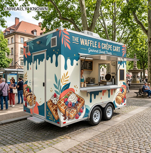 Remolque Rápido para Sándwiches, Camión Premium para Espresso, Carrito de Comida Callejera con Certificación CE - Product Image 5
