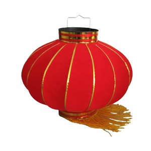 Treo Cổ Trung Quốc Đèn Lồng Ngoài Trời Ánh Sáng Cá Nhân Truyền Thống Lớn Vải Vải Đèn Lồng Màu Đỏ Cho Âm Lịch Năm Mới Trang Trí Nội Thất - Product Image 2