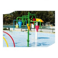 Wasserpark ausrüstung Kinderspiel zeug Schwimmbad Wasserspiel Pilz Splash Mini Wasserspiel platz Spielzeug für Kinder