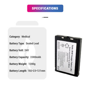 Batería médica recargable de plomo sellado 24V 2300mAh CSA05107 para Bhm Medical A8500 Bhm Medical VOYAGER PORTÁTIL TRACK LIFT - Product Image 2