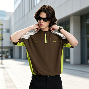Camiseta Deportiva de Ciclismo con Cierre, Primavera/Verano 26, Nuevo Producto, Camiseta de Ciclismo para Hombre, Manga Corta, Fresca, para Actividades al Aire Libre, Venta al Por Mayor - Product Image 1