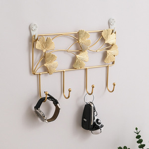 New Arrival Vintage Gold Iron Wall Shelf <strong>Hook</strong> <strong>Decorative</strong> Coat <strong>Home</strong> Decor <strong>Hooks</strong> Wall Hanging Crafts Wall <strong>Hook</strong> - Product Image 3