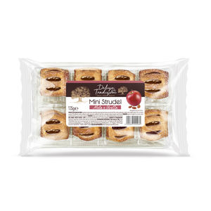 Mini Postres Tradicionales de Manzana y Pasas con Frutas Frescas, Rectangulares, Envasados al Vacío, 135g X 18 Unidades - Product Image 1