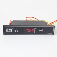 Termostato de Refrigeración Digital Pequeño KT-6010T con Pantalla Digital y Teclas Táctiles, Controla Dos Cargas, Refrigeración e Iluminación
