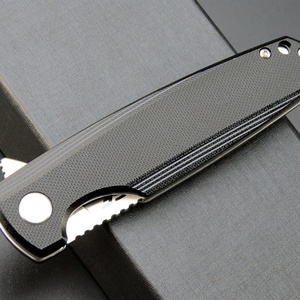 Cuchillo Plegable OEM 2025 Personalizado con Mango G10, Cuchillo de Bolsillo de Acero D2 para Supervivencia, Camping, Caza y Actividades al Aire Libre - Product Image 3