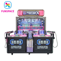FUNSPACE Machine de jeu d'arcade de tir sur cibles de style carnaval, à monnayeur, en fibre de verre et métal, de haute qualité, pour intérieur