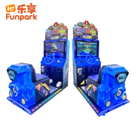 Funpark Machine de jeu d'arcade à pièces de Offre Spéciale Jeu vidéo Simulateur de course de voitures Divertissement Machine d'amusement pour enfants