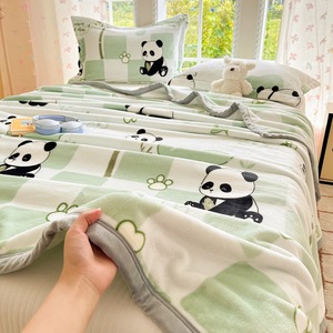Letto di corallo caldo in stile europeo personalizzabile in stile europeo e caldo in pile di visone in maglia spessa - Product Image 3
