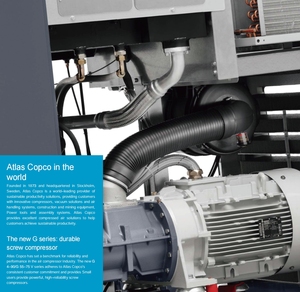 AtlasCopco G GA 45 55 37 kw G45 GA45 GA45 + G55 GA55 GA55 + G37 GA37 GA37 + FF VSD VSD + Atlas Copco <span class=keywords><strong>Compresseur</strong></span> d'air 37kw 55kw 45kw - Product Image 6