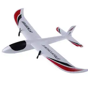 Fx818 avião de brinquedo rc, controle remoto FX-818 g epp com luz led, avião de aranha, brinquedo com asas fixas para crianças, presente para uso externo