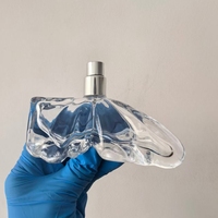 Vente en gros de flacons de parfum en verre de qualité supérieure de 80 ml en forme de papillon