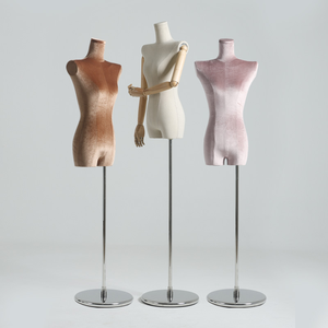 หุ่นผู้หญิงครึ่งตัวสำหรับแสดงเสื้อผ้าคลังสินค้า,ชุดหุ่นนางแบบหุ่นนางแบบแขนไม้สำหรับ <span class=keywords><strong>UK</strong></span> - Product Image 6