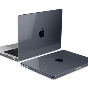 Kristallklare Plastik PC Hard-Sleeve Laptop-Hülle für Macbook Air Pro 11 12 13 14 15 16 Zoll M1 M2 M3 Chip Modell A2941 A2681
