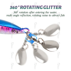 Nouveau produit transfrontalier Leurre Mini Plaque Métallique Longue Portée 20g-60g pour Pêche en Mer, Pêche en <span class=keywords><strong>Bateau</strong></span>, Eau Douce, Bass, Brochet, Simulation - Product Image 5