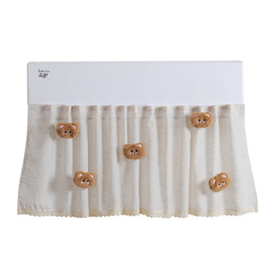 <b>Air</b> Conditioner Cover Cotton Linen 1.8 M Large Minimalist Style Dust Protection For Baby Safety - Product Image 3