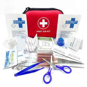 Kit de primeiros socorros premium eva vermelho para bebês, caixa personalizada de fábrica com 100 200 210 220 até 5000 peças, ideal para trabalho e casa