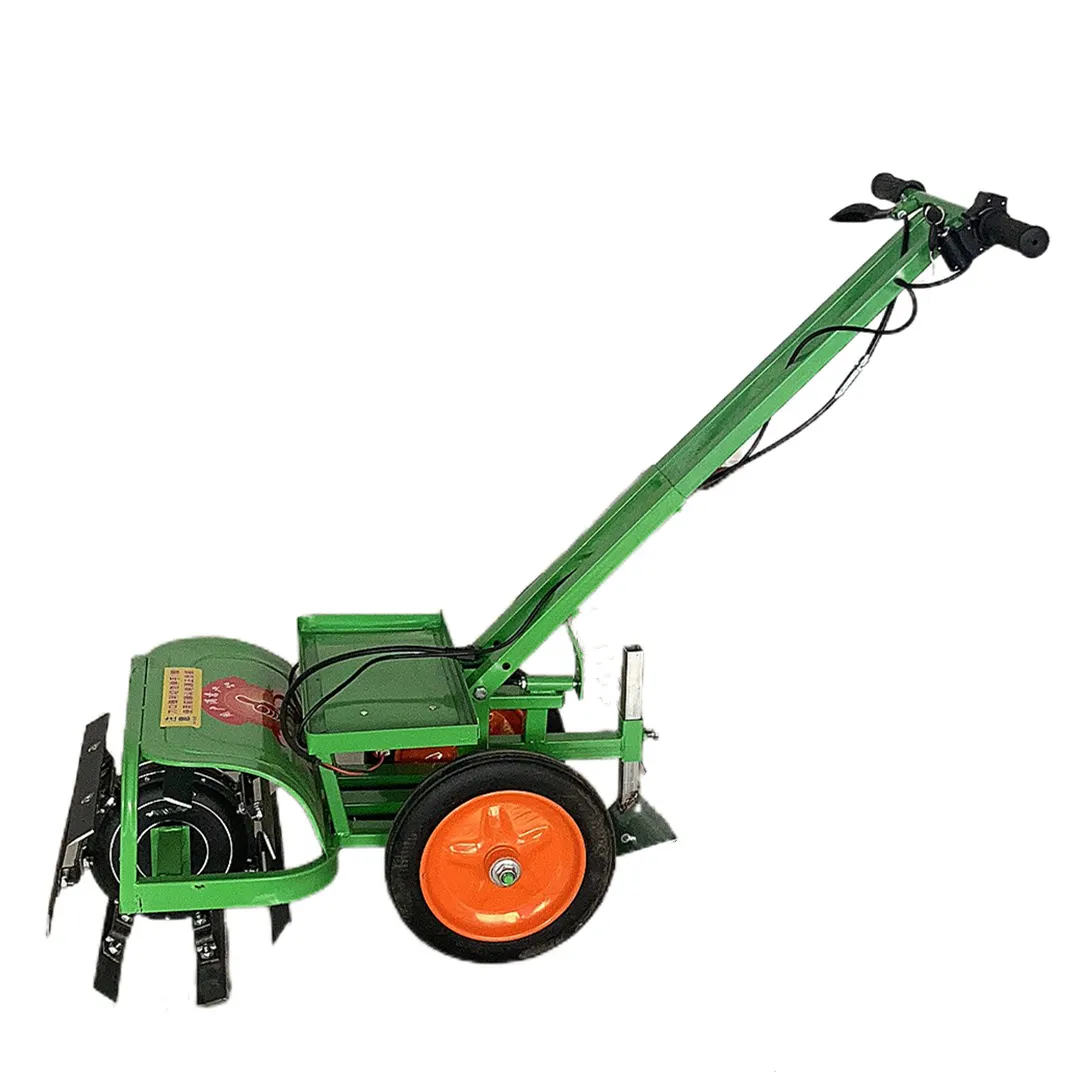 JOY electric self-propelled weeding and cultivating tractor turns soil and ditches multifunctional agricultural machine