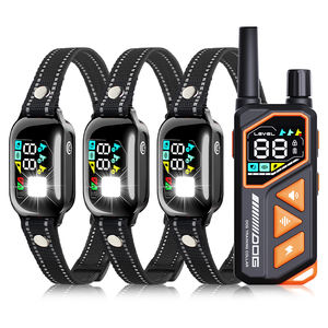 स्मार्ट थाई कुत्ता झटका कॉलर 3300फीट नियंत्रण दूरी ip7 वाटरप्रूफ प्रशिक्षण कॉलर 3 प्रशिक्षण मोड कुत्ते छाल नियंत्रण - Product Image 4