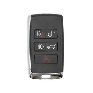 Auto Accessories 4+1Button Replacement Car Key Blank Case Fit for Land Rover Aurora Range Rover Jaguar