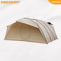 Tente de camping extra large pour 6 à 8 personnes, 210T, 75D polyester, PU3000MM, imperméable, tente de glamping pour fête de famille, glamping en plein air