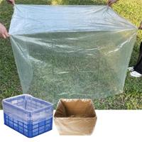 Sac à soufflets transparent en LDPE de qualité alimentaire, à 4 côtés, résistant à l'humidité, à l'huile et aux fuites, pour aliments pour animaux, sauces, confitures, cornichons, liquides et condiments
