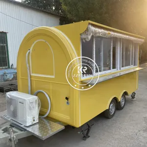 Customized food truck cart fast food machine Known trailer food cart cooking trailer hamburger carts