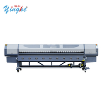 Imprimante grand format YINGHE de 3200 mm de largeur, équipée de quatre têtes I3200, fournisseur pour l'affichage extérieur à solvant écologique