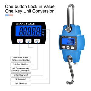New 300KG/100G Digital LCD Smart <strong>Electronic</strong> Hook <strong>Scale</strong> Professional Waterproof Detachable Hook <strong>Industrial</strong> <strong>Scale</strong> Hanging - Product Image 2