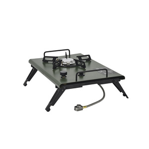 Réchaud à gaz butane pliable portable pour le camping en plein air, petit, à un seul <span class=keywords><strong>port</strong></span>, unité IGT intégrée - Product Image 1