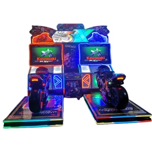 Máquina de Juego Simulador de Carreras de Motos Dinámico de 45 Pulgadas, Operada con Monedas, 220V, para Niños y Dos Jugadores, Juego Urbano Grande - Product Image 4
