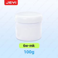 Vente en gros JEYI 100g mastic thermique blanc 6.0W/mK pour CPU/GPU/VRM PC/PS5/ordinateur portable FCC CE ROHS certifié 1 an de garantie prêt en stock