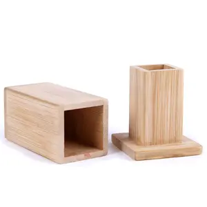 Dinner Room Wood Toothpick Box Holder Case Bottle