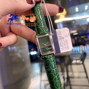 Montre à quartz pour femme avec cadran carré et bracelet en cuir à motif crocodile, montre-bracelet décontractée Longinesing - Product Image 3