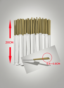 Pailles en herbe individuelles, durables, avec logo personnalisé, biodégradables, pour le camping - Product Image 5