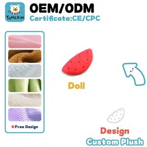 Plante en peluche fraise personnalisée par le fabricant, jouet en peluche fruit rouge pour enfants, coussin décoratif fait main, peluches pour filles, OEM - Product Image 3