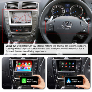 Kits d'Interface de Module Décodeur Haute Performance ISF Sans Fil <span class=keywords><strong>Apple</strong></span> <span class=keywords><strong>CarPlay</strong></span> et Android Auto pour Lexus ISF 2008 - 2014 - Product Image 3