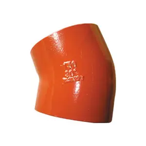 OEM sand casting ductile iron T500-07 and QT600-03 and stainless steel pipe fitting with CNC machining