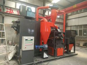 Eplucheur automatique multifonctionnel de câbles de ferraille Séparateur de fil de cuivre Broyeur de plastique avec noyau de roulement à engrenages - Product Image 2