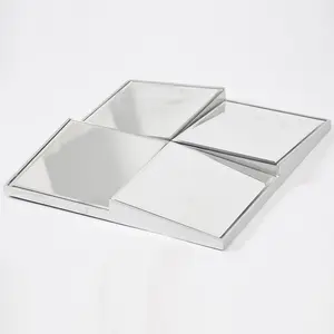 40*40*4Cm Accepter Personnalisation Design unique Miroirs muraux décoratifs d'intérieur <span class=keywords><strong>Miroir</strong></span> mural simple décoratif en argent pour <span class=keywords><strong>salle</strong></span> à <span class=keywords><strong>manger</strong></span> - Product Image 1